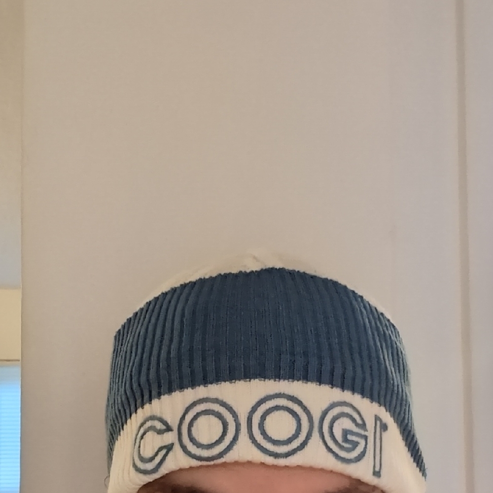 COOGI Vintage 90s Blue and Cream Hat Not Included In Sale